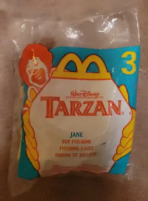 Mcdonalds Disney Tarzan Jane With Umbrella Happy Meal Toy Nip New 1999 • £7.69