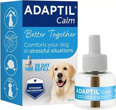 ADAPTIL Calm Plug In Diffuser OR 30 Day Refill 48ml Dog Calming Remedy Fast UK • £24.98