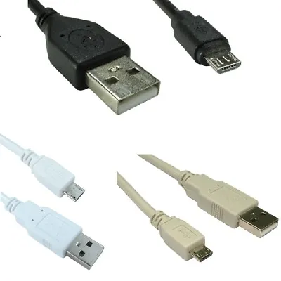 £3.99 • Buy Micro USB Cable Charger Lead For Samsung Galaxy Kindle 0.5m 1m 2m 3m 5m