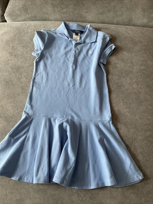 £19.99 • Buy Ralph Lauren Girls Blue Polo Dress Age 8-10 Yrs 