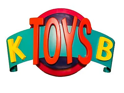 Big Vintage K-B Toys K.B. Store Display 3-D Thick Plastic Hanging Sign Rare • $2000