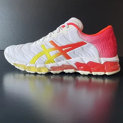 Asics Gel Quantum 360 5 JCQ Women's US 7 White/Sour Yuzu Running Shoes 1022A149 • $159.95