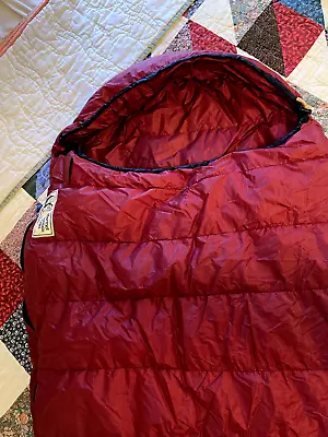 PERFECT Marmot 3 Season 25 Degree Goose Down Sleeping Bag Gore-tex USA Made • $227.77