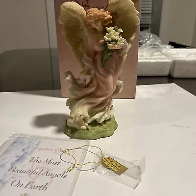 $15.70 • Buy Retired Seraphim Classics Faith The Easter Angel Figurine Roman Inc. 8 In Tall