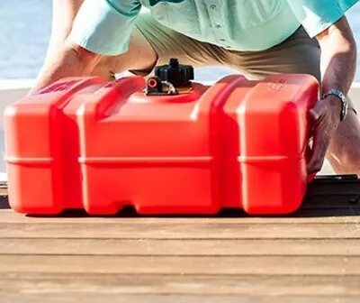 $129.89 • Buy Portable Marine Boat Fuel Tank Gas Can 12 Gallon Storage Low Profile Container