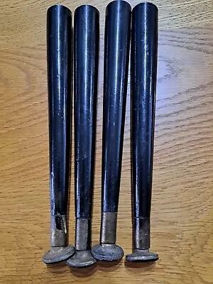 Set Of 4 Vintage Dansette Legs Black 9.5  • £11.99