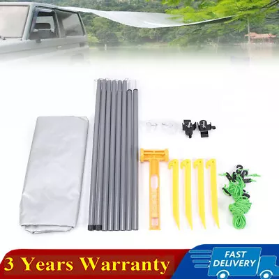 Foldable Car Van Side Awning UV-proof Camping Tent Fabric Shelter 2.8 X 1.8M • $37.05