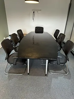 Meeting Room Table And Seven Chairs • £350