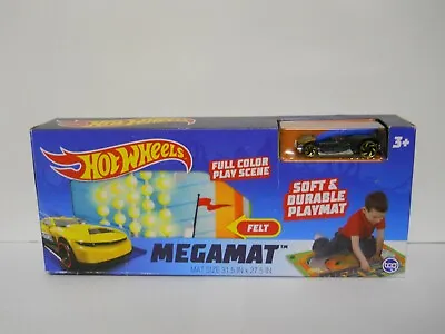 Hot Wheels Felt Megamat - Soft Durable Playmat Race Track Kids Play Rug Toy • $18.95