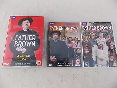 FATHER BROWN SERIES 1-5  DVD Box Sets + Christmas Special (DVD) • £20