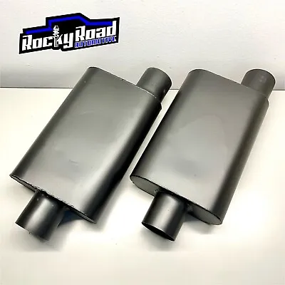 2 Performance Exhaust Mufflers 19 X 3 Inches Aluminized Steel SpeedFX (PAIR) • $79.99