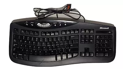 Microsoft Comfort Curve Keyboard 2000 V1.0 KU-0459 USB Wired Ergonomic Windows • $25.87