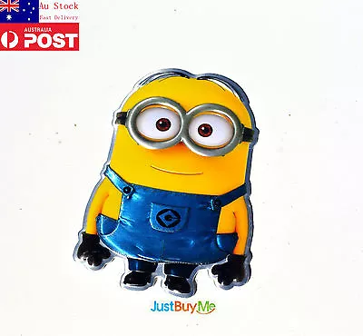 Minions Despicable Me Yellow Cute Carlton Kid Car Home IPad Sticker Decal 10cm • $2.91