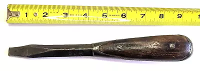 Vintage Heavy Duty Wood Inlaid Screwdriver Carpenter Tool • $25