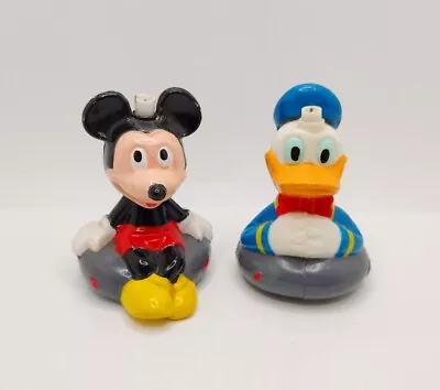 Vintage Mickey Mouse And Donald Duck Fishing Bobbers 1994 Disney Set Of 2 • $16.99