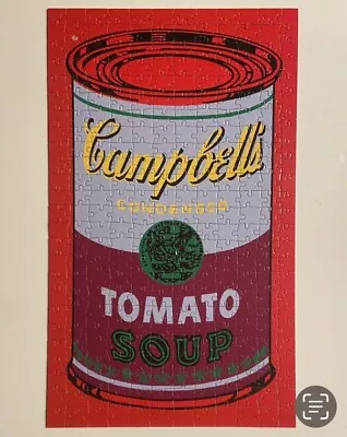 Andy Warhol Campbell's Soup Can 300 Piece Jigsaw Puzzle By Mudpuppy COMPLETE • $18.99