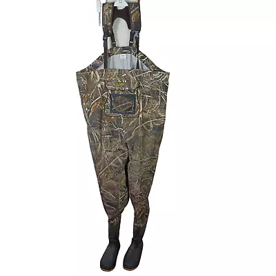 Cabelas Dry Plus Chest Waders Camo Size 13T Realtree Max-5 600 Thinsulate Ultra • $103.74