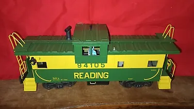 K-line Electric Trains O Scale K613-1932 Reading Extended Vision Smoking Caboose • $59.97