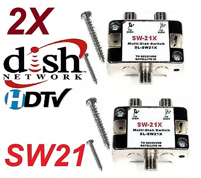 2 X Sw-21 Switch - Dish Network Multi-switch Dishnet Sw21 Lnb 119 110 129 Bell • $17.59