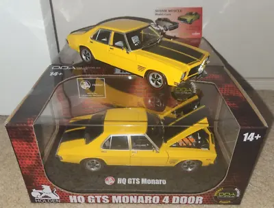 1:24 DDA Holden HQ GTS Monaro Sedan Yellow / Black Stripes Exclusive #4 • $110
