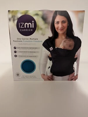 £29.95 • Buy New Izmi Baby Carrier 3.2kg-15kg Hip Healthy Multi Position Cotton Teal