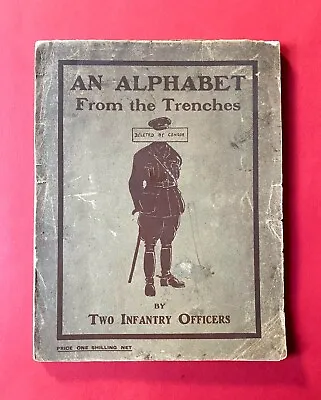 1916 An Alphabet From The Trenches - World War 1 - Buchanan-Dunlop - M.K. Wardle • £180
