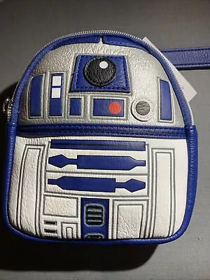 Disney Parks Loungefly R2D2 Droid Star Wars Backpack Wristlet NWT • $31.99