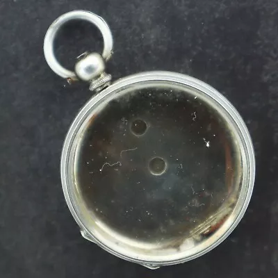$115 • Buy Antique Vacheron Key Wind Cylinder Escapement Pocket Watch Case Sterling Silver