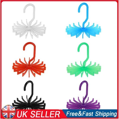 £5 • Buy 18 Hooks Necktie Scarf Belt Hanger Organizer Clothing Holder Closets Rack