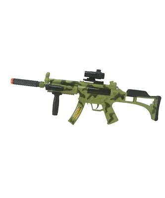 £19.95 • Buy Kids CAMO MP5 Toy Gun Flashing Lights & Sounds Boys Girls Army Role Play UK