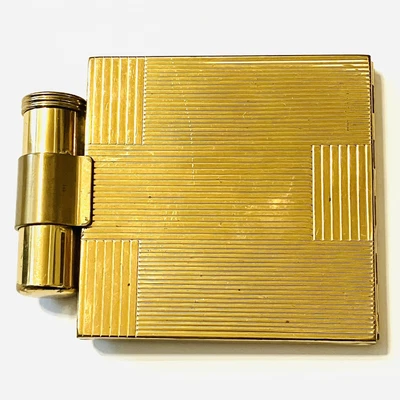 $9 • Buy Vintage Mid Century Wadsworth Powder Compact With Lipstick Holder Missing Mirror