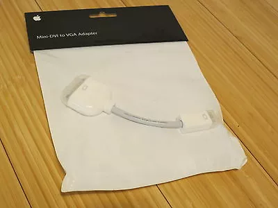 Genuine Retail Apple Mini DVI To VGA Adapter M9320G/A New NIB • $9.99