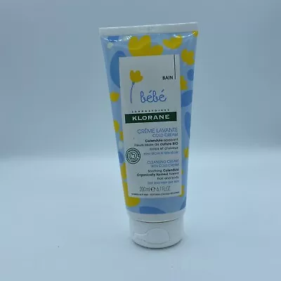 Klorane Baby Cleansing Cream With Cold Cream 200ml C26 • £7.50