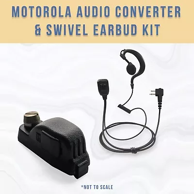 Audio Adapter Kit 2-Pin To Muti-Pin For Motorola Radios CP200 RDU2080D GP2000 • $27.99