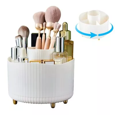 £9.99 • Buy Makeup Organiser 360 Rotating Cosmetic Storage Box 6 Slots Perfume Display Stand