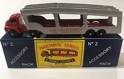 Vintage Lesney Matchbox Custom 2 Accessory Pack Bedford Transporter Restored • $79.95