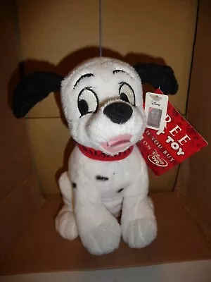 Disney Promotional Soft Toy 101 Dalmatians Dog Plush Vivid New With Tags • £6