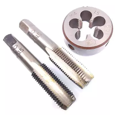 HSS M14 X 1.5mm Taper & Plug Tap & M14 X 1.5mm Die Metric Thread Right Hand • $15.83