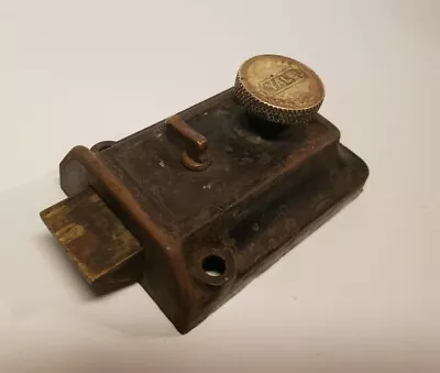 YALE Antique Vintage Dead Bolt Lock Cast Iron Yale Knob  • $15