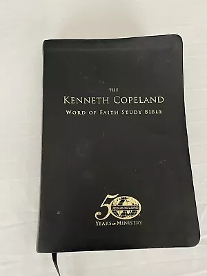 The Kenneth Copeland Word Of Faith Study Bible 50 Years Of Ministry 2014 0324 • $24.99