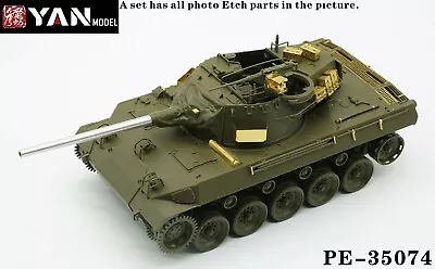 1/35 US M18 Hellcat Destroyer Tank Photo-etched Super Detail-up For Tamiya 35376 • $23.95