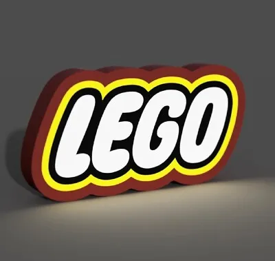 LEGO LED Illuminated Light Box Lego Kids Bedroom Lego LED Display • £64.99