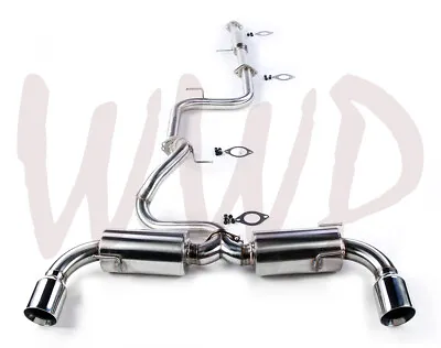 2.5  Stainless Dual CatBack Exhaust Muffler System For 04-09 Mazda 3 Mazda3 2.3L • $309.95