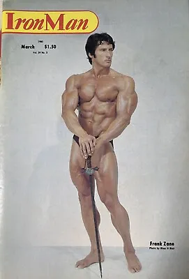 Iron Man Magazine March 1980 Mr. Olympia Frank Zane Very Rare Issue • $19.99