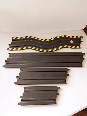 7pc Marchon MR-1 Racing HO Slot Car 2 Lane Straight 15   9   6  & Wiggly Track  • $30