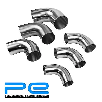 £11 • Buy 90 Degree Elbow Stainless Steel Grained Pipe Bend Exhaust Mandrel 304