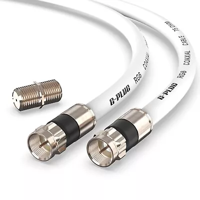 G-PLUG RG6 Coaxial Cable Connectors Set – High-Speed Internet Broadband • $11.99