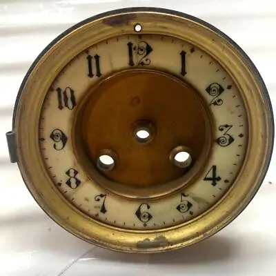 Vintage Enamel & Metal Wall Clock Dial Vienna Wall Clock Dial Clockmakers Spares • $23.93