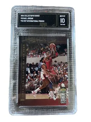 1994 Upper Deck Collectors Choice Michael Jordan GEM MINT 10 GMA Graded • $160