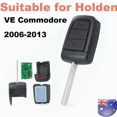 4B Complete Remote Key With Transponder For HOLDEN VE Commodore 2006-2013 • $44.06